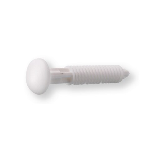 Tornillo de anclaje POLYAfix, 6x40 mm, Poliamida (Nylon), color blanco